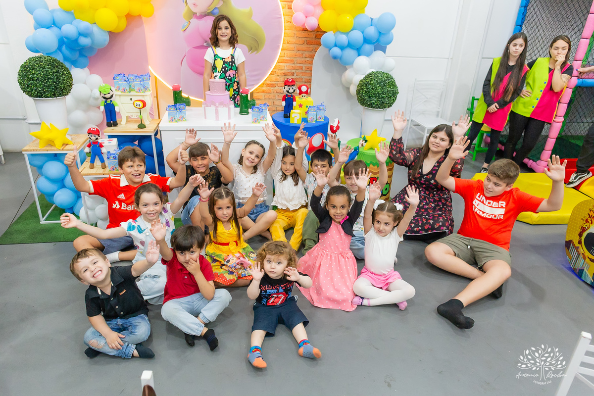 Alice - 8 anos - Super Mario Bros - Loly Pop - Rosalinda - Rio Grande - Pelotas - Antonio Rocha Fotografias - Festa Infantil - Fotografia de Família - Fotografia de Criança