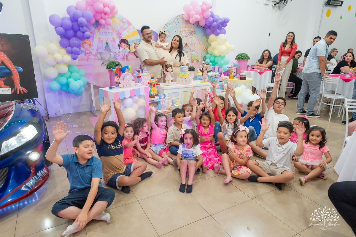 Sophia – Loly Pop – Circo – Festa Infantil – Festa de Criança – Fotografia de Família - Pelotas - Antonio Rocha Fotografias