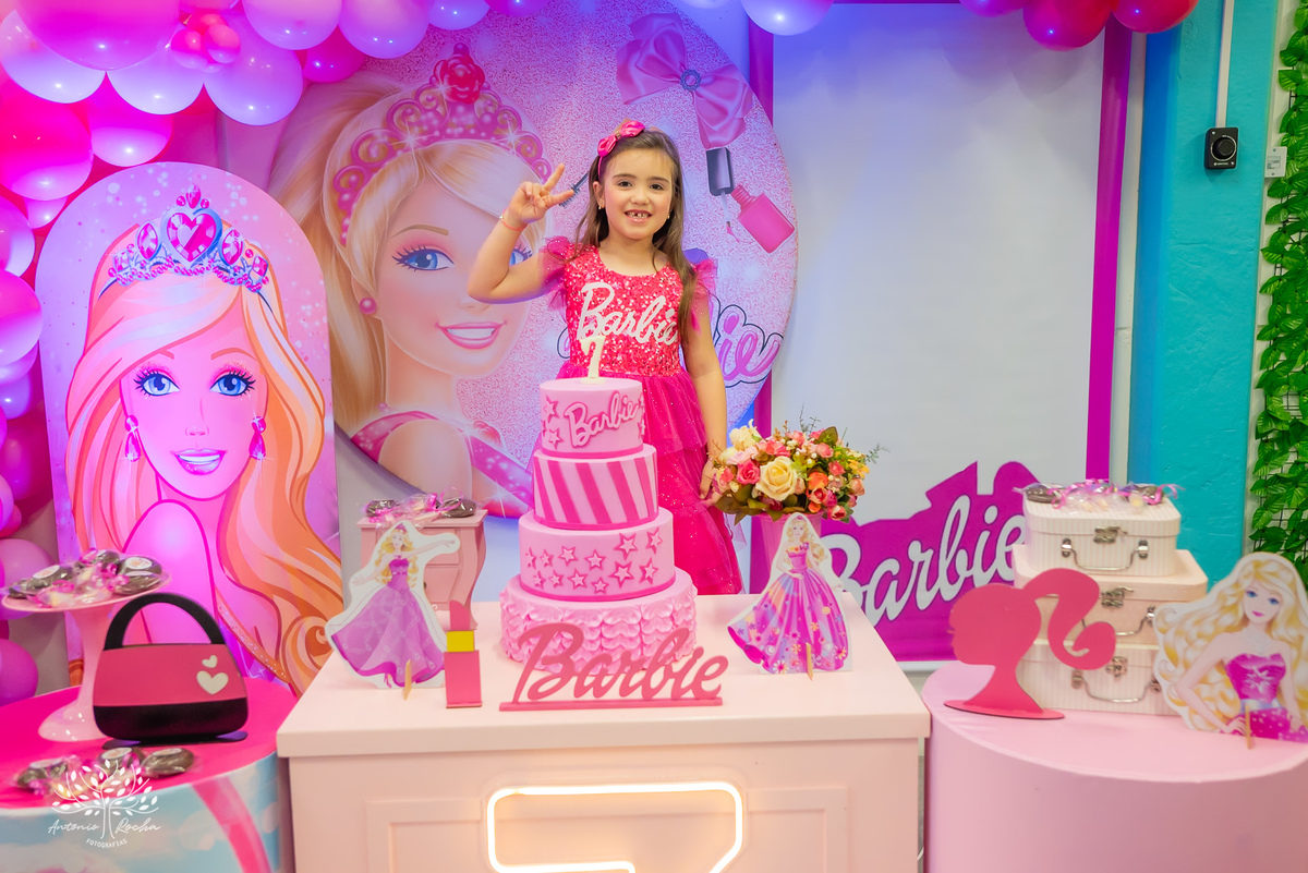 Cecília – Candy Club - Festa Infantil – Festa de Criança – Fotografia de Família – Barbie - Pelotas - Antonio Rocha Fotografias