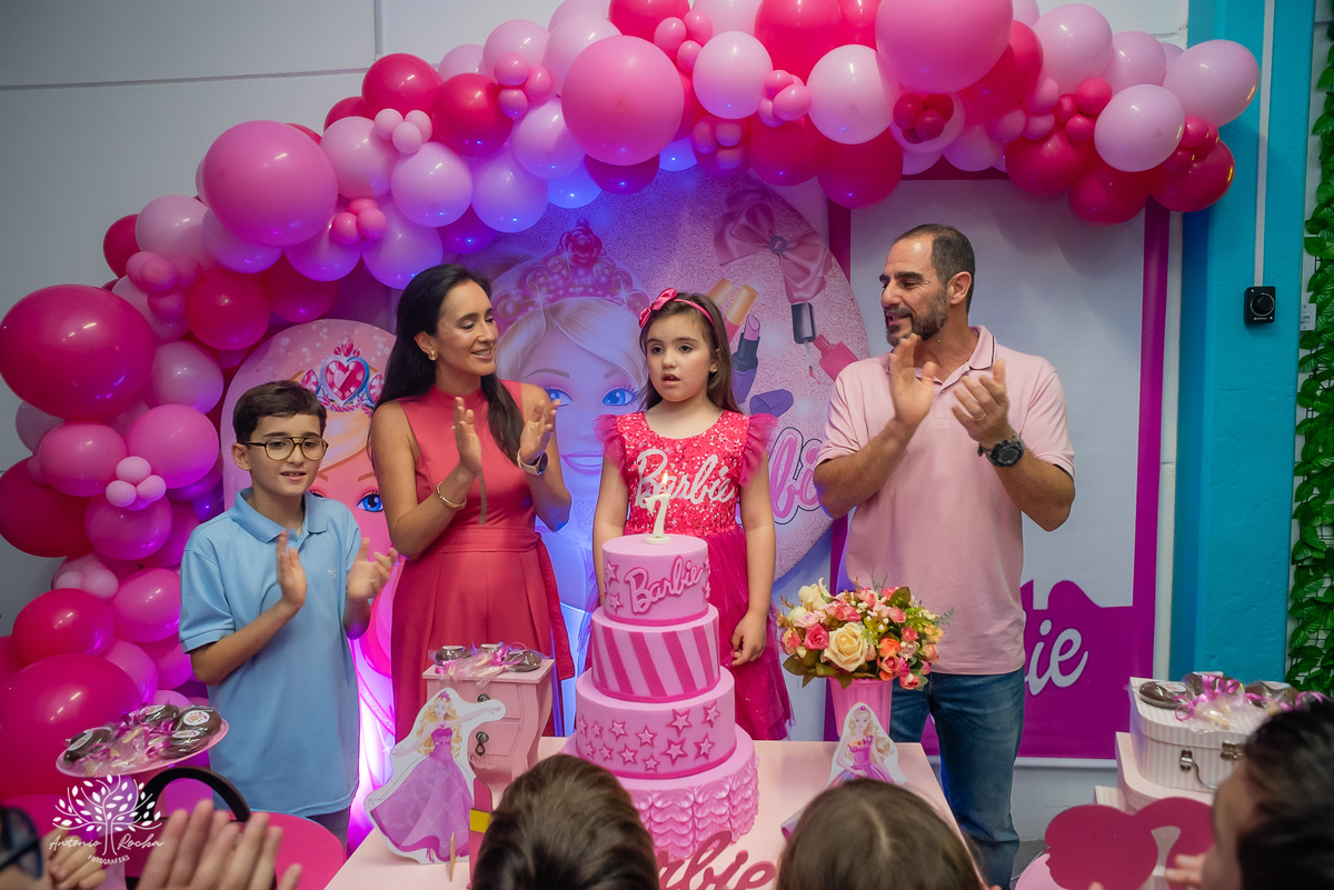 Cecília – Candy Club - Festa Infantil – Festa de Criança – Fotografia de Família – Barbie - Pelotas - Antonio Rocha Fotografias