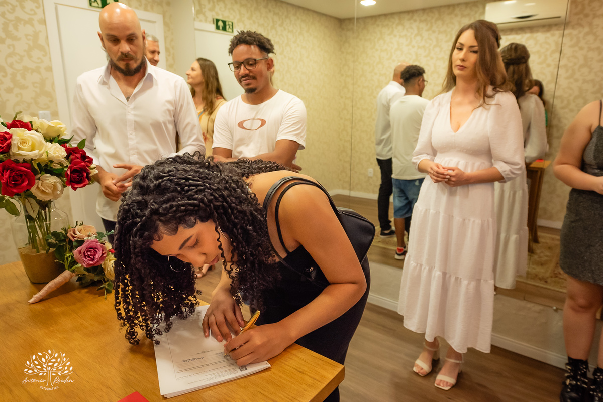 Danielle Kirst – Ismael – cartório Azevedo – Pelotas -  Foto Casamento civil – Cerimônia Civil - Fotografia de Casamento - Antonio Rocha Fotografias