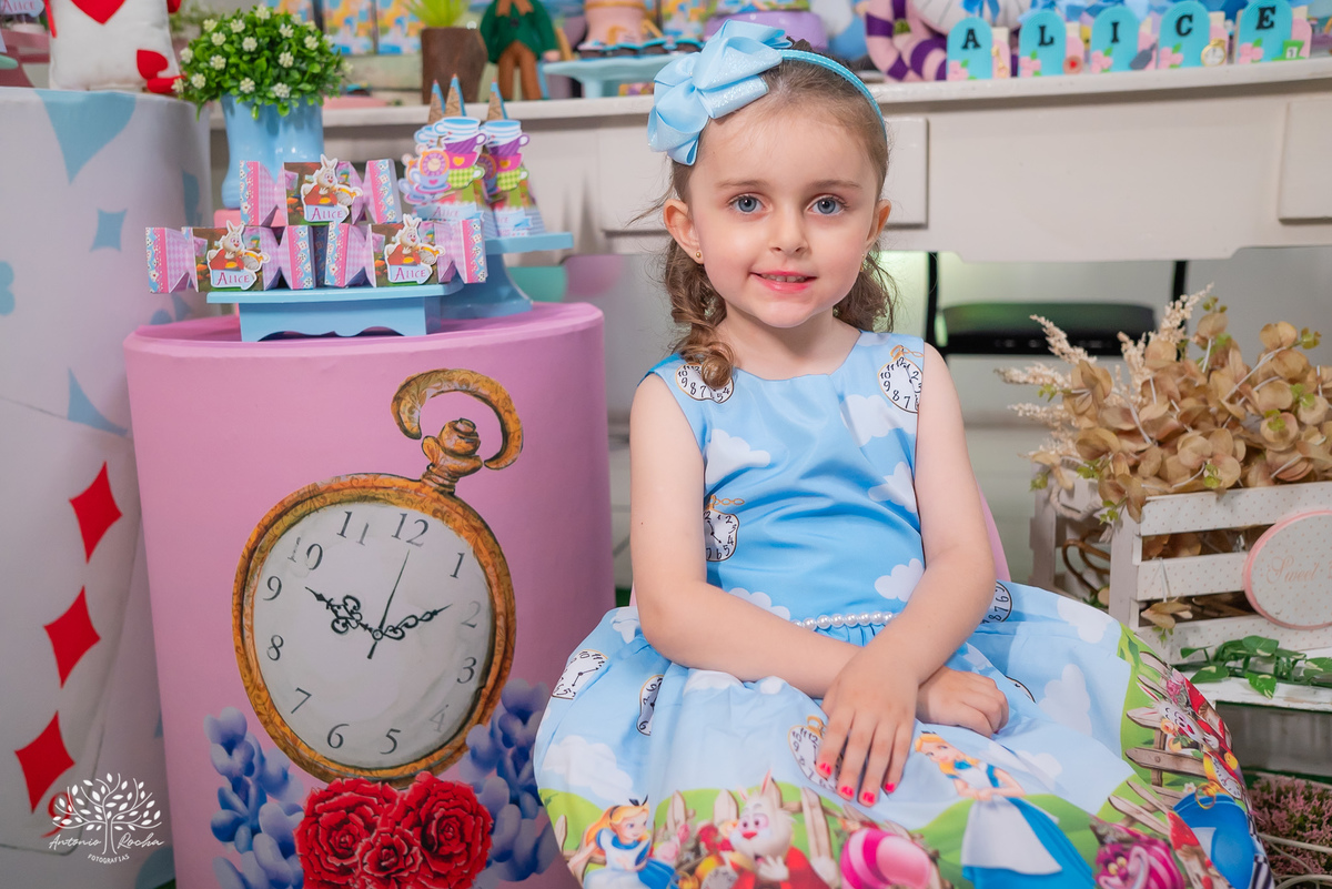Alice – Cliff Kids - Festa Infantil – Festa de Criança – Fotografia de Família – Decoração Alice no País das Maravilhas – Chapeleiro Maluco - Pelotas - Antonio Rocha Fotografias