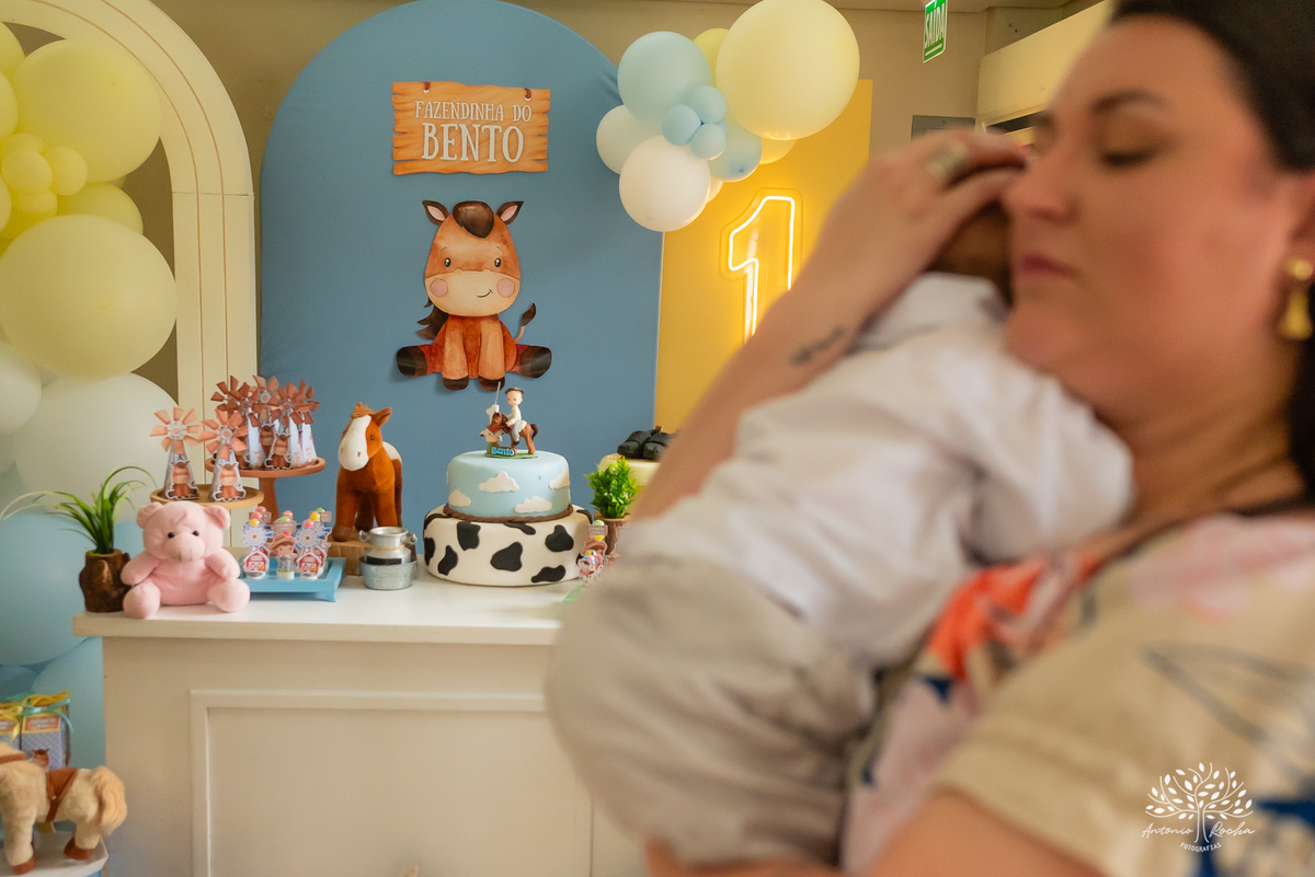 Bento – Primeiro Aninho – 1 ano - Associação Rural de Pelotas - Festa Infantil – Festa de Criança – Fotografia de Família – Decoração Fazendinha – Realize Festas - @realizefestaspelotas - Pelotas - Antonio Rocha Fotografias