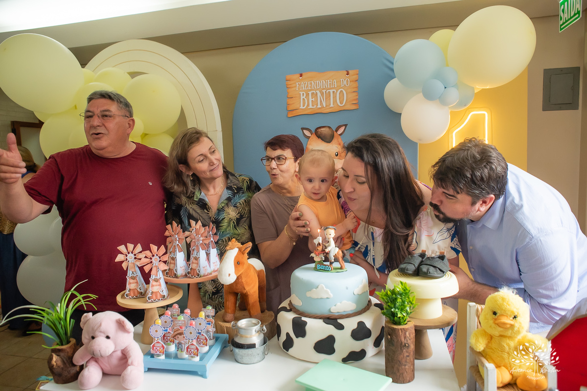 Bento – Primeiro Aninho – 1 ano - Associação Rural de Pelotas - Festa Infantil – Festa de Criança – Fotografia de Família – Decoração Fazendinha – Realize Festas - @realizefestaspelotas - Pelotas - Antonio Rocha Fotografias