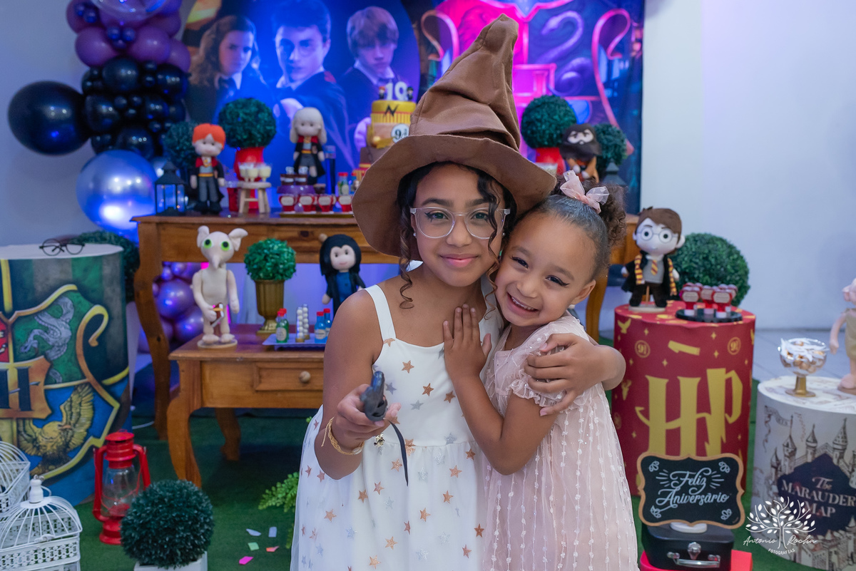 Maria Cecília – Big Fest – Festa Surpresa - Harry Potter - Festa Infantil – Festa de Criança – Batata Frita - Fotografia de Família - Pelotas - Antonio Rocha Fotografias