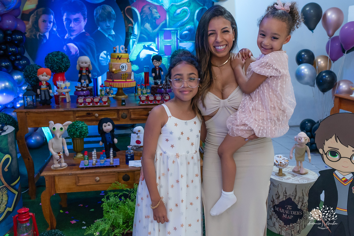 Maria Cecília – Big Fest – Festa Surpresa - Harry Potter - Festa Infantil – Festa de Criança – Batata Frita - Fotografia de Família - Pelotas - Antonio Rocha Fotografias