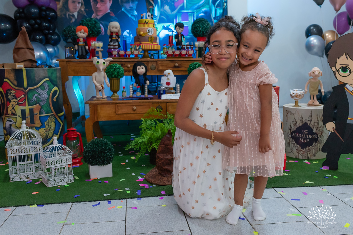 Maria Cecília – Big Fest – Festa Surpresa - Harry Potter - Festa Infantil – Festa de Criança – Batata Frita - Fotografia de Família - Pelotas - Antonio Rocha Fotografias