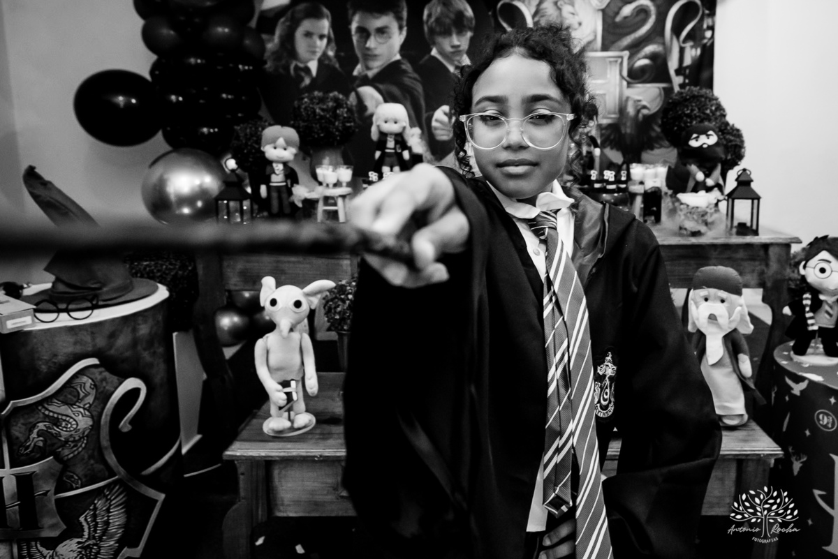 Maria Cecília – Big Fest – Festa Surpresa - Harry Potter - Festa Infantil – Festa de Criança – Batata Frita - Fotografia de Família - Pelotas - Antonio Rocha Fotografias