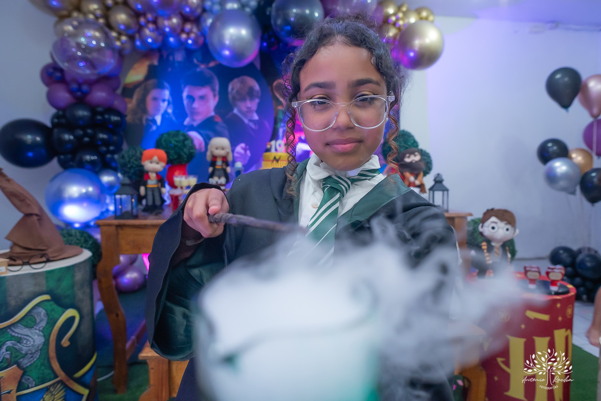 Maria Cecília – Big Fest – Festa Surpresa - Harry Potter - Festa Infantil – Festa de Criança – Batata Frita - Fotografia de Família - Pelotas - Antonio Rocha Fotografias