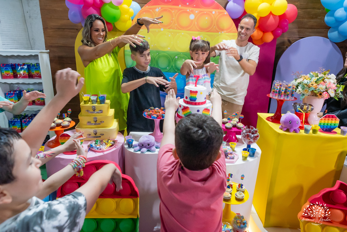 Rafaela - Rafa– 7 anos – Brincar e Ser Feliz – Festa Infantil – Fotografia de Família - Fotos de Aniversário - Festa de Criança - Pelotas - Antonio Rocha Fotografias