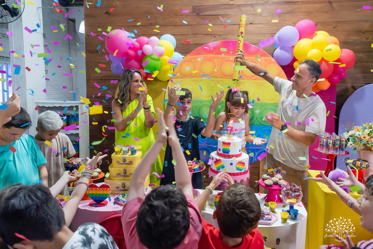 Rafaela - Rafa– 7 anos – Brincar e Ser Feliz – Festa Infantil – Fotografia de Família - Fotos de Aniversário - Festa de Criança - Pelotas - Antonio Rocha Fotografias