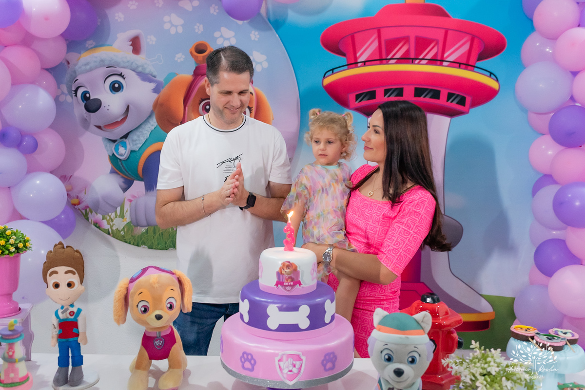 Chiara – 3 anos – Festa Infantil – Festa de Criança – Festa de Família – fotografia – Patrulha Canina – Fotos de Aniversário – Soneca – Antonio Rocha Fotografias