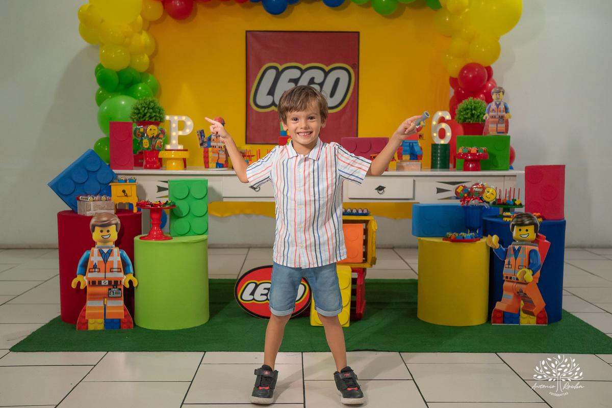 Pedro – 6 anos – Cliff Kids - Festa Infantil – Festa de Criança – Festa de Família - Fotografia de Família - Fotos de Aniversário - Festa de Criança – Lego - Pelotas - Antonio Rocha Fotografias
