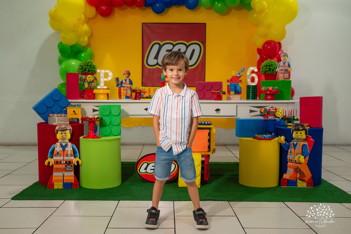 Pedro – 6 anos – Cliff Kids - Festa Infantil – Festa de Criança – Festa de Família - Fotografia de Família - Fotos de Aniversário - Festa de Criança – Lego - Pelotas - Antonio Rocha Fotografias