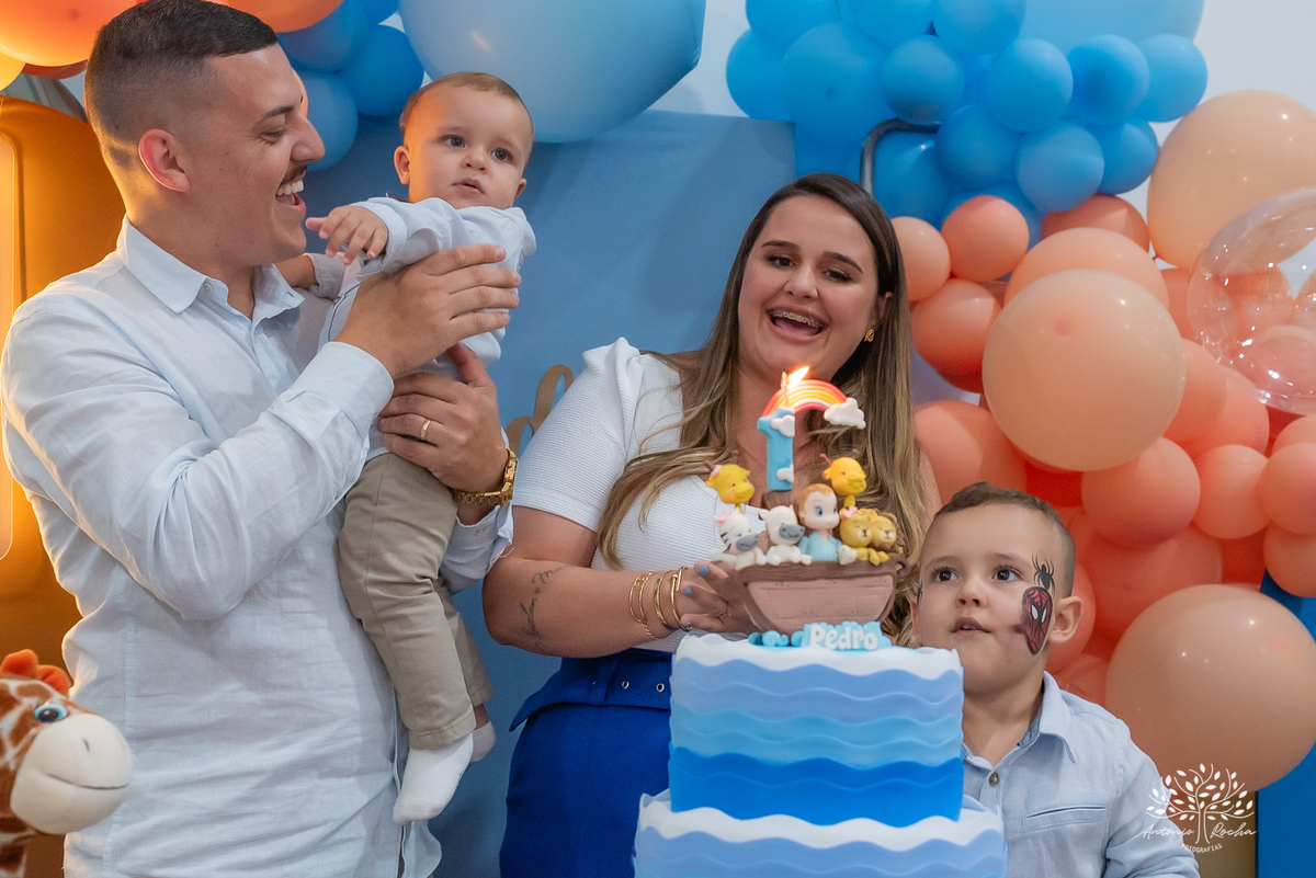 Pedro – 1 ano – primeiro aninho - Festa Infantil – Festa de Criança – Festa de Família – fotografia – arca de noe – loly pop – Fotos de Aniversário - Antonio Rocha Fotografias - Pelotas