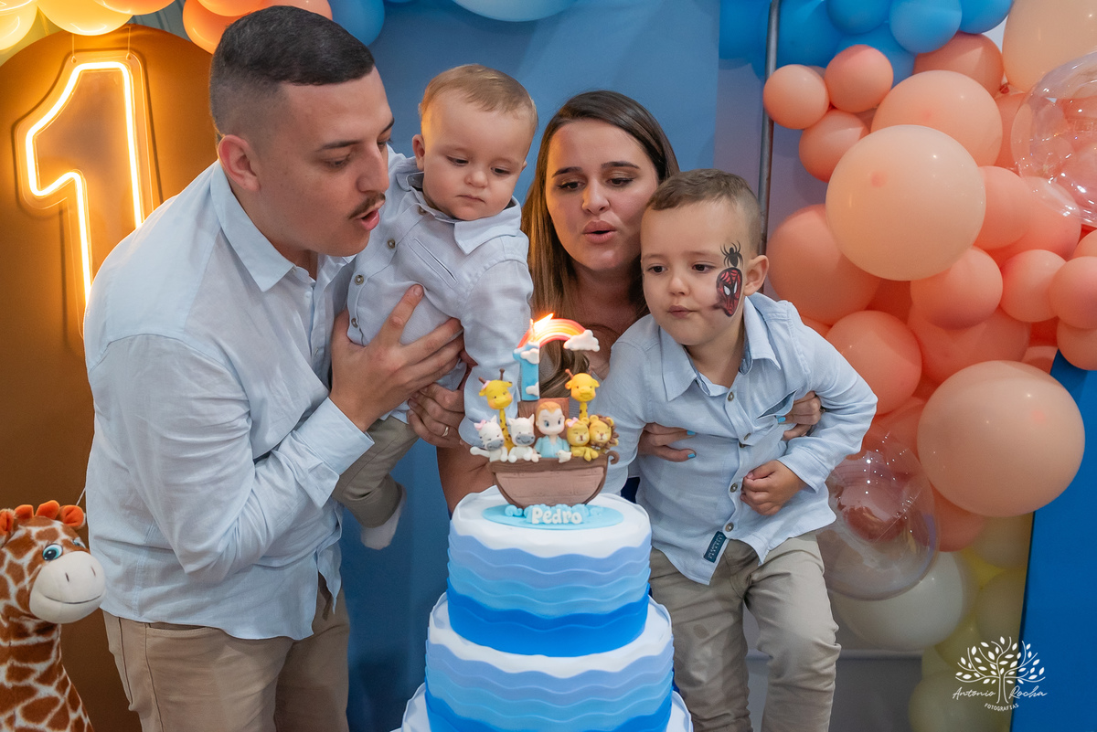 Pedro – 1 ano – primeiro aninho - Festa Infantil – Festa de Criança – Festa de Família – fotografia – arca de noe – loly pop – Fotos de Aniversário - Antonio Rocha Fotografias - Pelotas