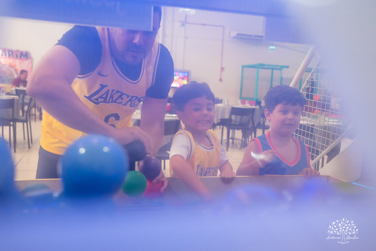 Augusto – 5 anos - Festa Infantil – Festa de Criança – Festa de Família – fotografia – basquete – NBA – Cliff Kids – Fotos de Aniversário - Antonio Rocha Fotografias - Pelotas