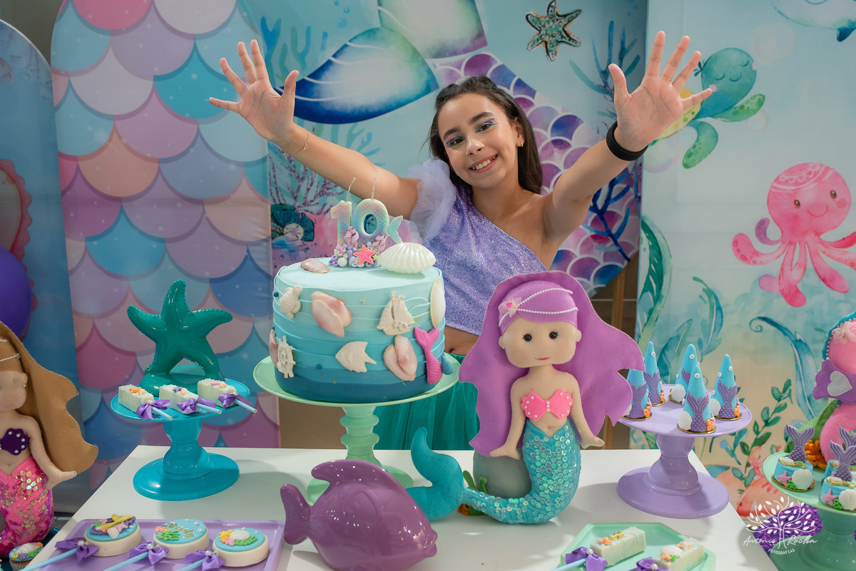 Nicoly – Dez Anos – 10 anos – Sereia – Fundo do Mar – decoração – Tio Guigui – Balões de Hélio – Tirolesa – Doces – estação Milkshake – Estação Açaí – Antonio Rocha Fotografias – Pelotas - realizefestaspelotas - cassianoblefestas