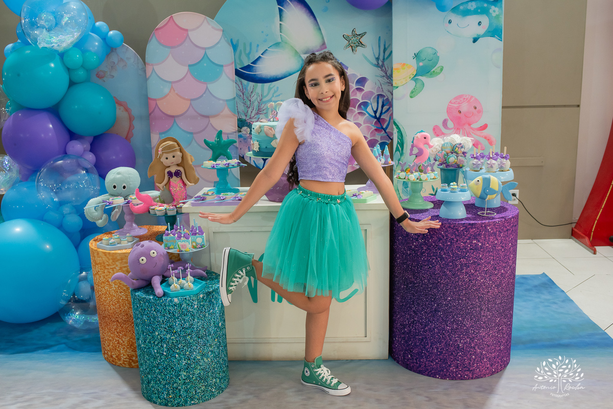 Nicoly – Dez Anos – 10 anos – Sereia – Fundo do Mar – decoração – Tio Guigui – Balões de Hélio – Tirolesa – Doces – estação Milkshake – Estação Açaí – Antonio Rocha Fotografias – Pelotas - realizefestaspelotas - cassianoblefestas