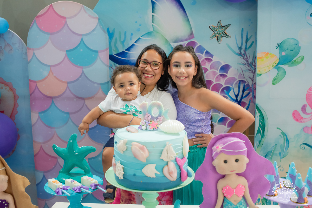 Nicoly – Dez Anos – 10 anos – Sereia – Fundo do Mar – decoração – Tio Guigui – Balões de Hélio – Tirolesa – Doces – estação Milkshake – Estação Açaí – Antonio Rocha Fotografias – Pelotas - realizefestaspelotas - cassianoblefestas