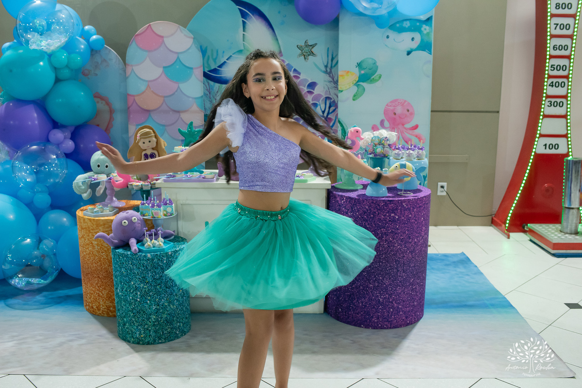 Nicoly – Dez Anos – 10 anos – Sereia – Fundo do Mar – decoração – Tio Guigui – Balões de Hélio – Tirolesa – Doces – estação Milkshake – Estação Açaí – Antonio Rocha Fotografias – Pelotas - realizefestaspelotas - cassianoblefestas