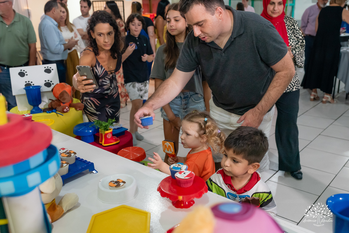 Shaawkat - 3 anos – Cliff Kids – Patrulha Canina – Sara – Mario Quintana – festa em salão – festa infantil – Antonio Rocha Fotografias - Pelotas