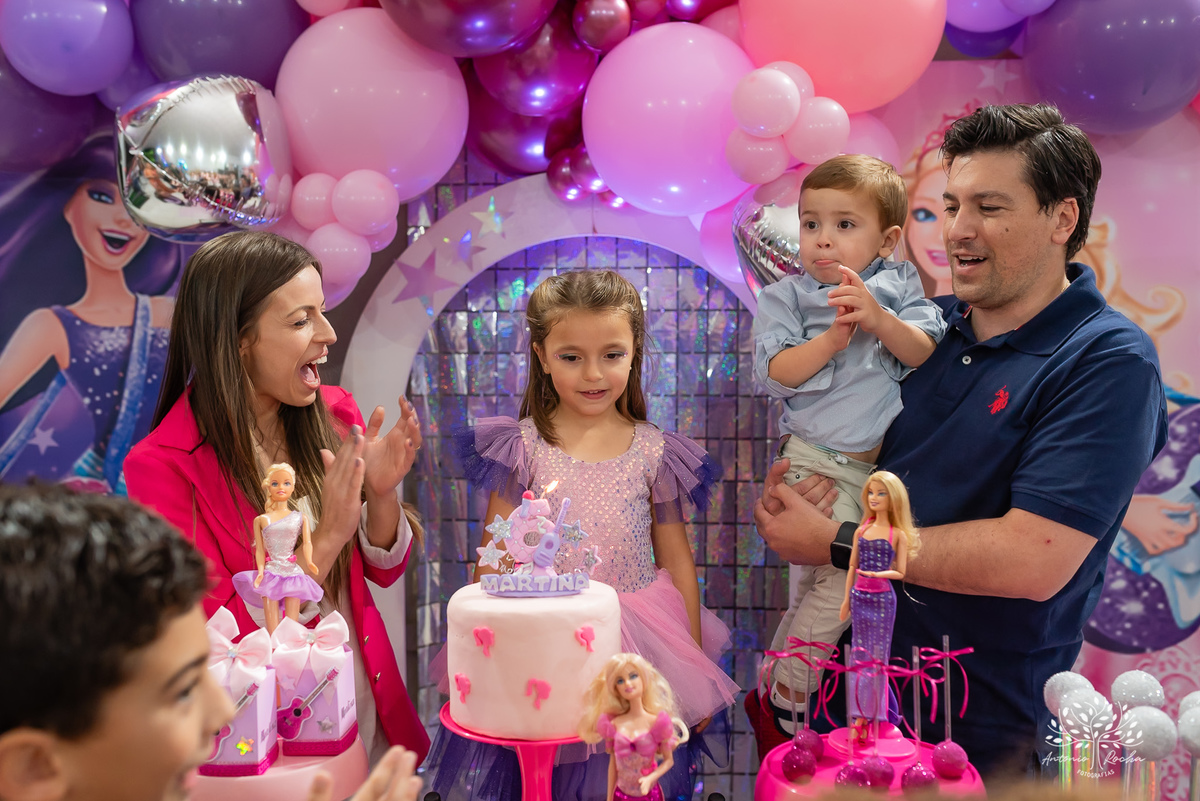 Martina-festa-6 anos-Pop Star-Barbie-Guitarras-Microfones-Animação-Banda-Show-Bolo-Criançaas-Diveersão-Tio Guigui-Família-Fotografia-Pelotas-Antonio Rocha Fotografias - Fotógrafo Barbudo
