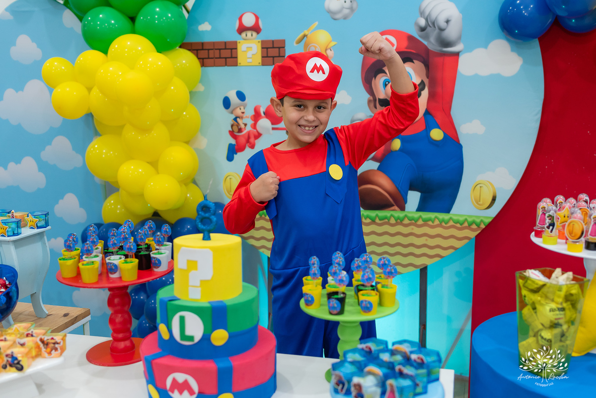 festa-de-aniversário - Super-Mário-Bross -cama elástica - Hoverboard - diversão - alegria - celebração - amigos - família - gratidão - confiança - fotografia - decoração-temática – Loly Pop - Antonio-Rocha-Fotografias-Pelotas