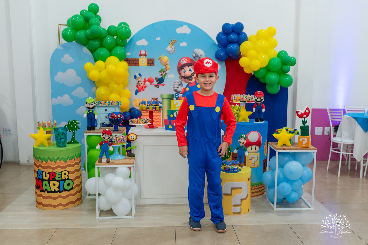 festa-de-aniversário - Super-Mário-Bross -cama elástica - Hoverboard - diversão - alegria - celebração - amigos - família - gratidão - confiança - fotografia - decoração-temática – Loly Pop - Antonio-Rocha-Fotografias-Pelotas