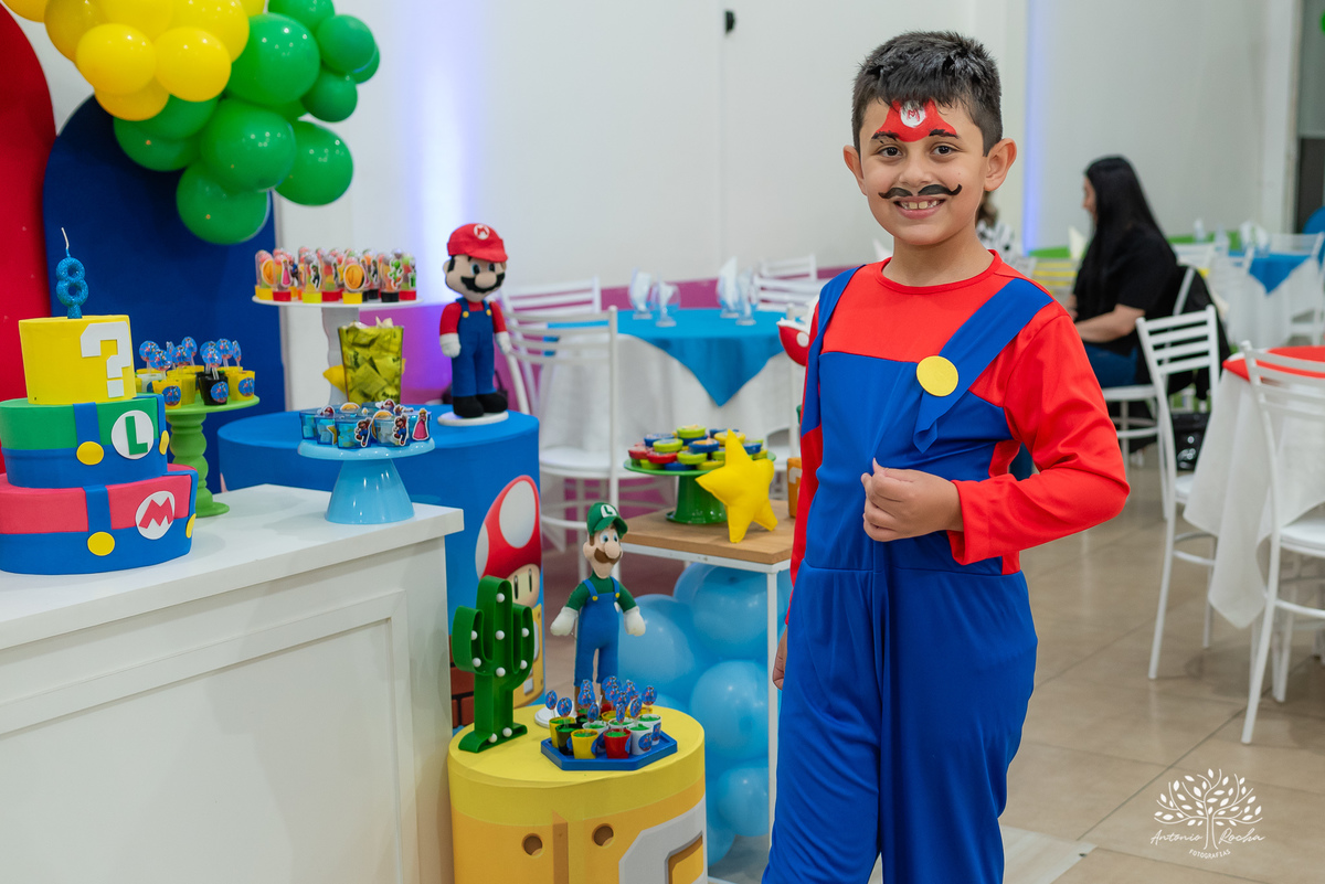 festa-de-aniversário - Super-Mário-Bross -cama elástica - Hoverboard - diversão - alegria - celebração - amigos - família - gratidão - confiança - fotografia - decoração-temática – Loly Pop - Antonio-Rocha-Fotografias-Pelotas