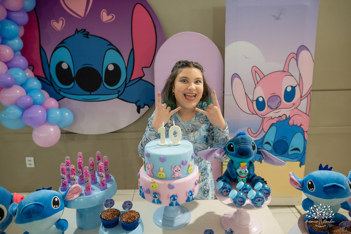 aniversário de 10 anos - fotografia de aniversário - fotógrafa infantil - tema Stitch - tirolesa - fotografia profissional - Antonio Rocha Fotografias - infância -festa animada - fotografia espontânea - pré adolescência-Pelotas-tio Guigui
