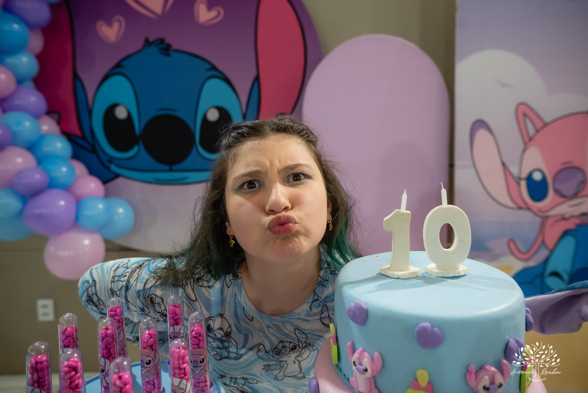 aniversário de 10 anos - fotografia de aniversário - fotógrafa infantil - tema Stitch - tirolesa - fotografia profissional - Antonio Rocha Fotografias - infância -festa animada - fotografia espontânea - pré adolescência-Pelotas-tio Guigui
