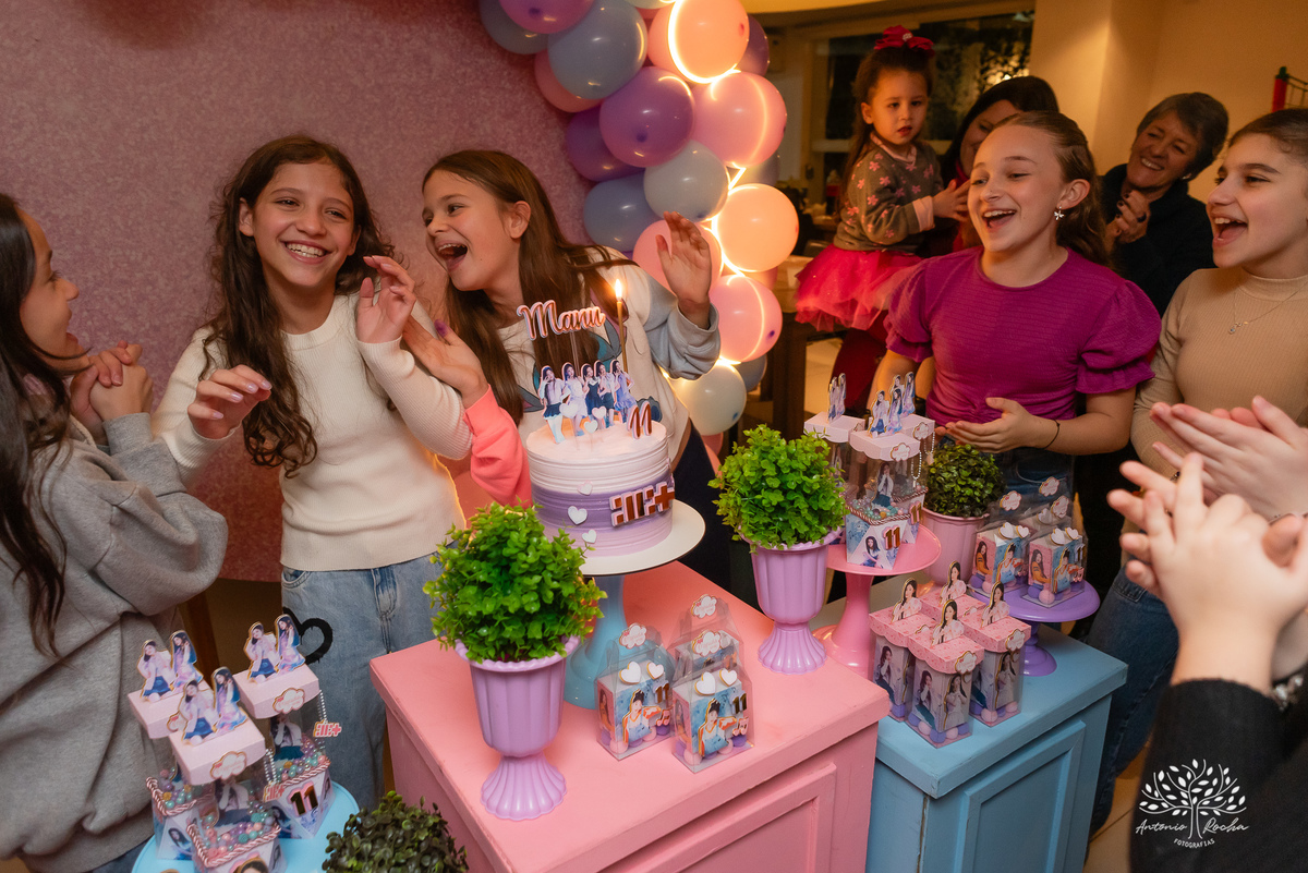 fotografia de aniversários - pré-adolescência - comemorações familiares - festa infantil - aniversário de 11 anos - fotografia profissional - registros únicos - fotografia de crianças - Antonio Rocha Fotografias – Pelotas – Festa Salão Condomínio