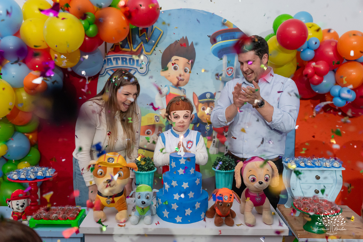 fotografia - aniversário infantil - Luiz Gabriel - 4 anos - festa infantil - Patrulha Canina - fotos espontâneas - fotógrafo profissional - Antonio Rocha Fotografias  - família - momentos especiais - fotografia premiada - fotos de aniversário - Pelotas