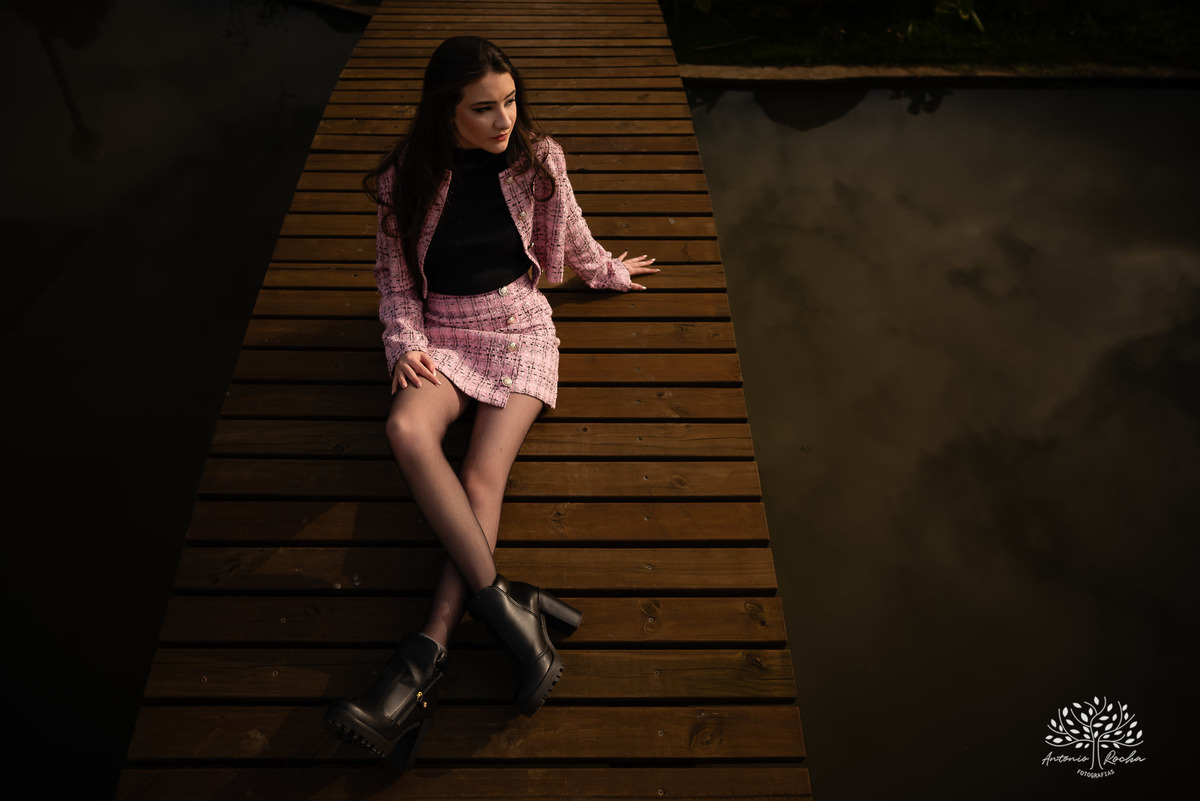 ensaio de 15 anos - fotografia de debutante - Ana Julia - violão José Bezerra - chácara da família Fiss - vestido de princesa - fotos de 15 anos - Antonio Rocha Fotografias -  memórias de 15 anos - sessão de fotos - Pelotas - Ensaio Externo - Cabine