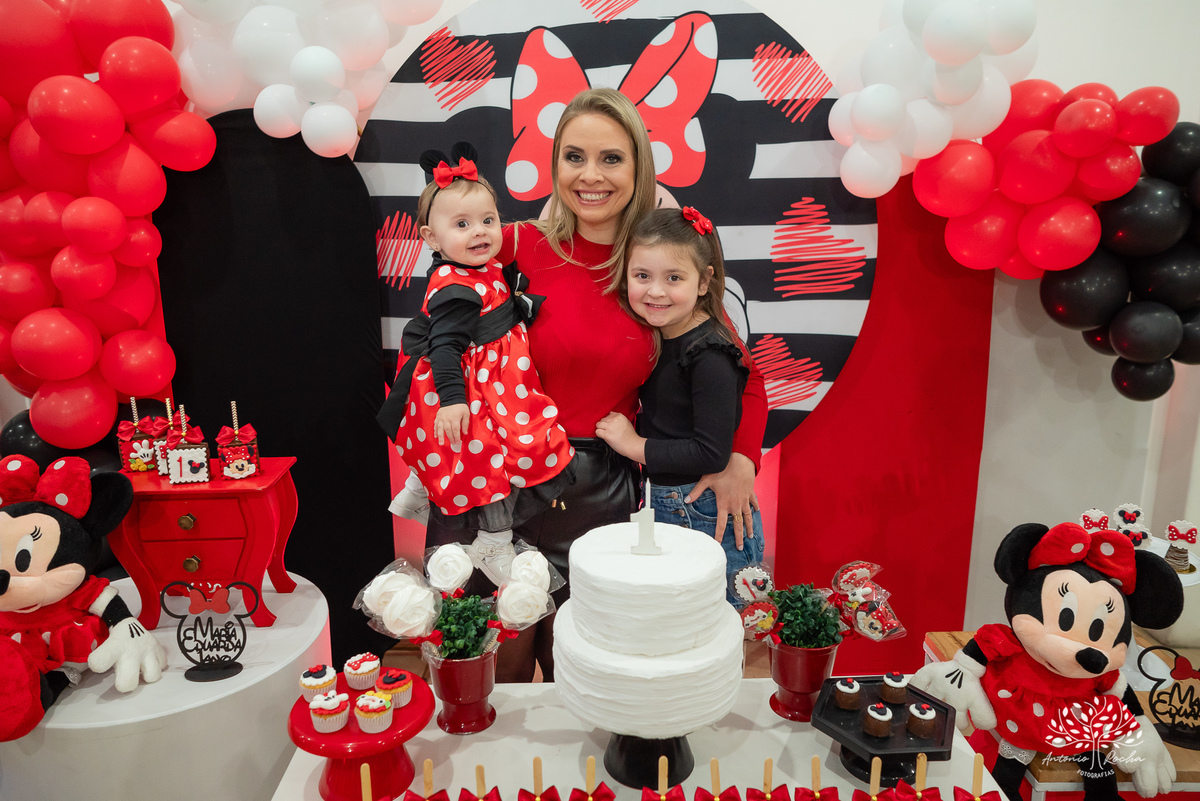 primeiro aninho - festa infantil - Maria Eduarda - família - amigos - aniversário temático - fotografia de aniversário - banda ao vivo - playground infantil - decoração Minnie - Antonio Rocha Fotografias - salão Loly Pop - celebração em família - Pelotas