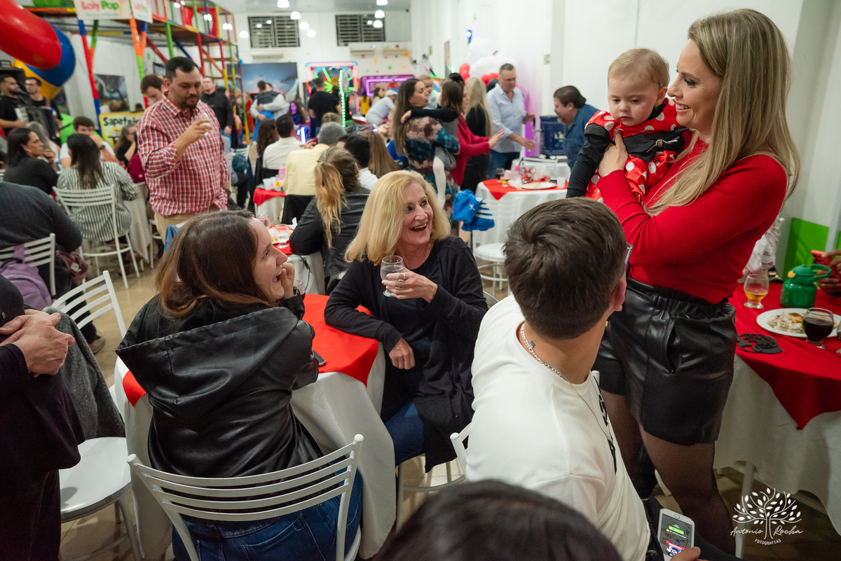 primeiro aninho - festa infantil - Maria Eduarda - família - amigos - aniversário temático - fotografia de aniversário - banda ao vivo - playground infantil - decoração Minnie - Antonio Rocha Fotografias - salão Loly Pop - celebração em família - Pelotas