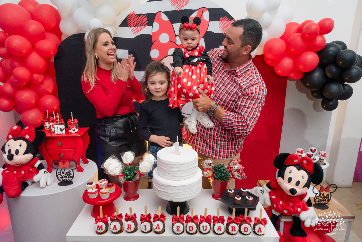 primeiro aninho - festa infantil - Maria Eduarda - família - amigos - aniversário temático - fotografia de aniversário - banda ao vivo - playground infantil - decoração Minnie - Antonio Rocha Fotografias - salão Loly Pop - celebração em família - Pelotas