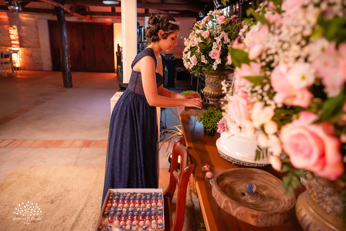 15 anos - Bruna - celebração - Day Spa - família - amigos - mesa de doces - emoções - dança - valsa - homenagens - festa - Antonio Rocha Fotografias - Fazenda do Sobrado - São Lourenço do Sul - Pelotas - Dj Guilherme - Vestido Debutante - Fotografia de 15