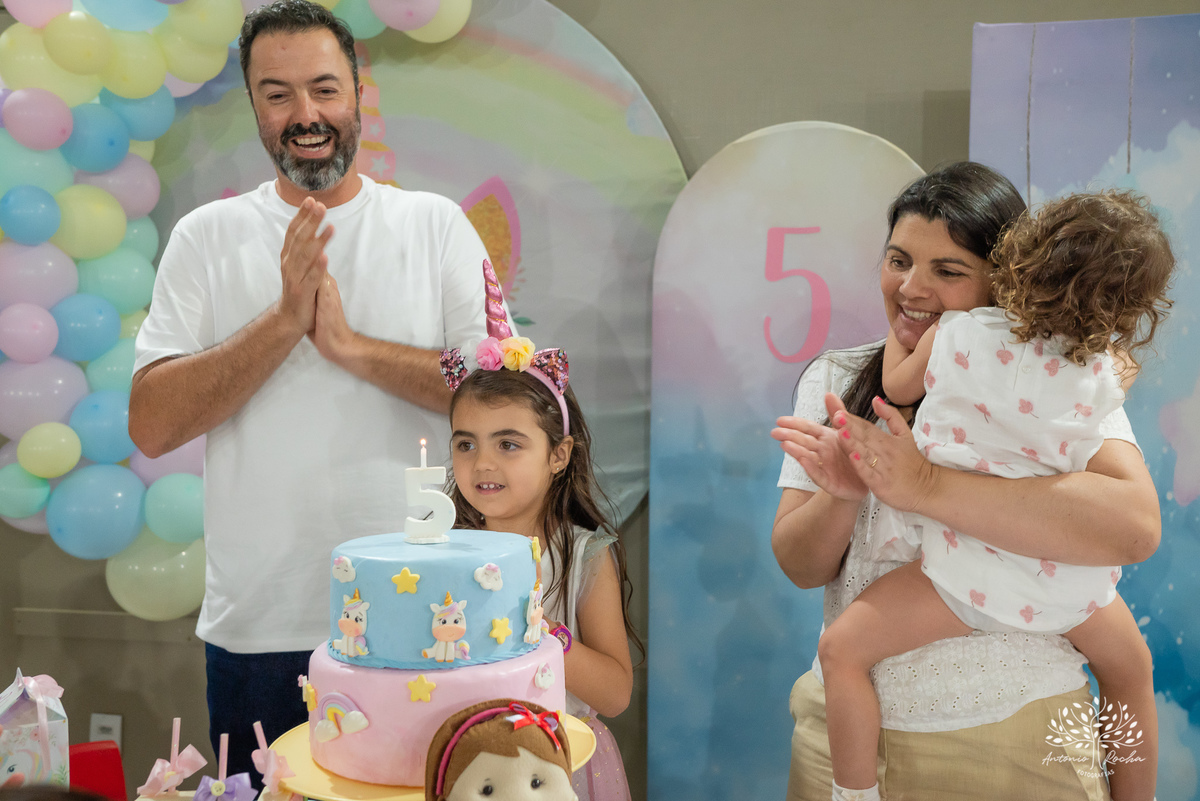 aniversário infantil - fotografia de crianças - festa temática - unicórnio - momentos especiais - registros fotográficos - alegria e diversão - show do parabéns - espontaneidade das crianças - fotografia profissional - Antonio Rocha Fotografias – Pelotas 
