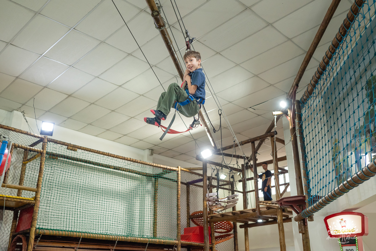 aniversário infantil - fotografia de aniversário - festa temática - Brawl Stars - tirolesa - show de parabéns - registro fotográfico - memórias em família - Antonio Rocha Fotografias - Pelotas – Antonio Rocha Fotografias – Tio Guigui
