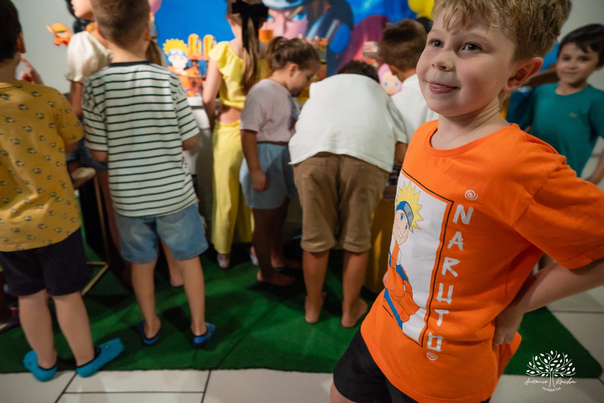 aniversário - 7 anos - Francisco - festa - comemoração - diversão - alegria - memórias - família - Naruto - decoração - parabéns - fotografias - Antonio Rocha Fotografias - fotografia infantil - festa de criança - evento infantil – Pelotas – Cliff Kids