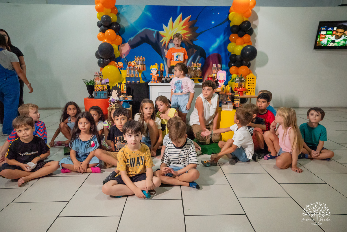 aniversário - 7 anos - Francisco - festa - comemoração - diversão - alegria - memórias - família - Naruto - decoração - parabéns - fotografias - Antonio Rocha Fotografias - fotografia infantil - festa de criança - evento infantil – Pelotas – Cliff Kids