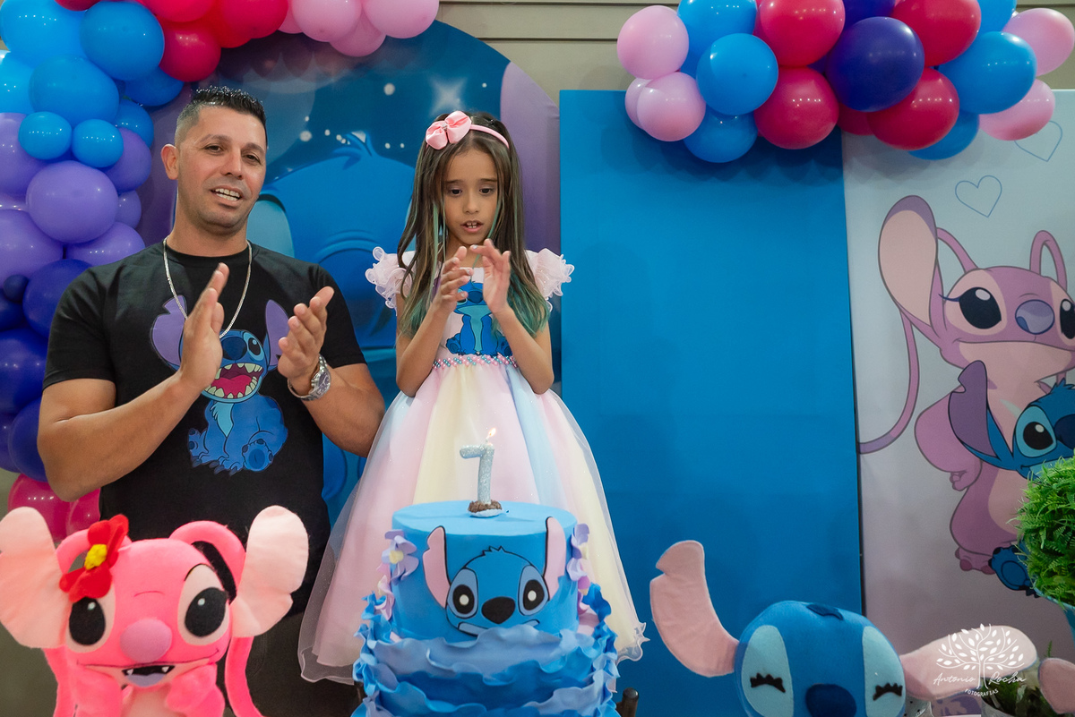 fotografia infantil - aniversário infantil - festa temática Stitch - lembranças de infância - fotógrafo de festas - Antonio Rocha Fotografias - ensaio infantil - alegria das crianças – Pelotas - ensaio com família - Tio Guigui – Festa de Criança