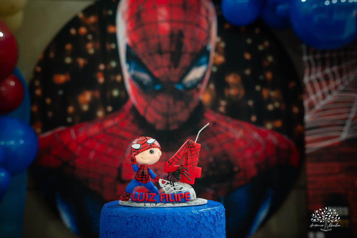 Luíz Filipe - 4 anos - aniversário infantil - festa infantil - Homem-Aranha - fantasia infantil - show do parabéns - fotografia de aniversário - fotógrafo de crianças - Tio Guigui – Pelotas – Super heróis – teia do homem aranha - Antonio Rocha Fotografias