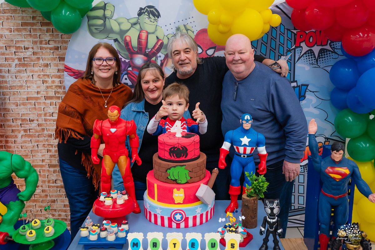 fotografia de aniversário infantil - fotógrafo em Pelotas - fotos criativas de crianças - fotos de família - ensaio infantil - decoração de festa infantil - Homem-Aranha festa - super-heróis  - Cliff Kids -  Antonio Rocha Fotografias- Renata Dalbann