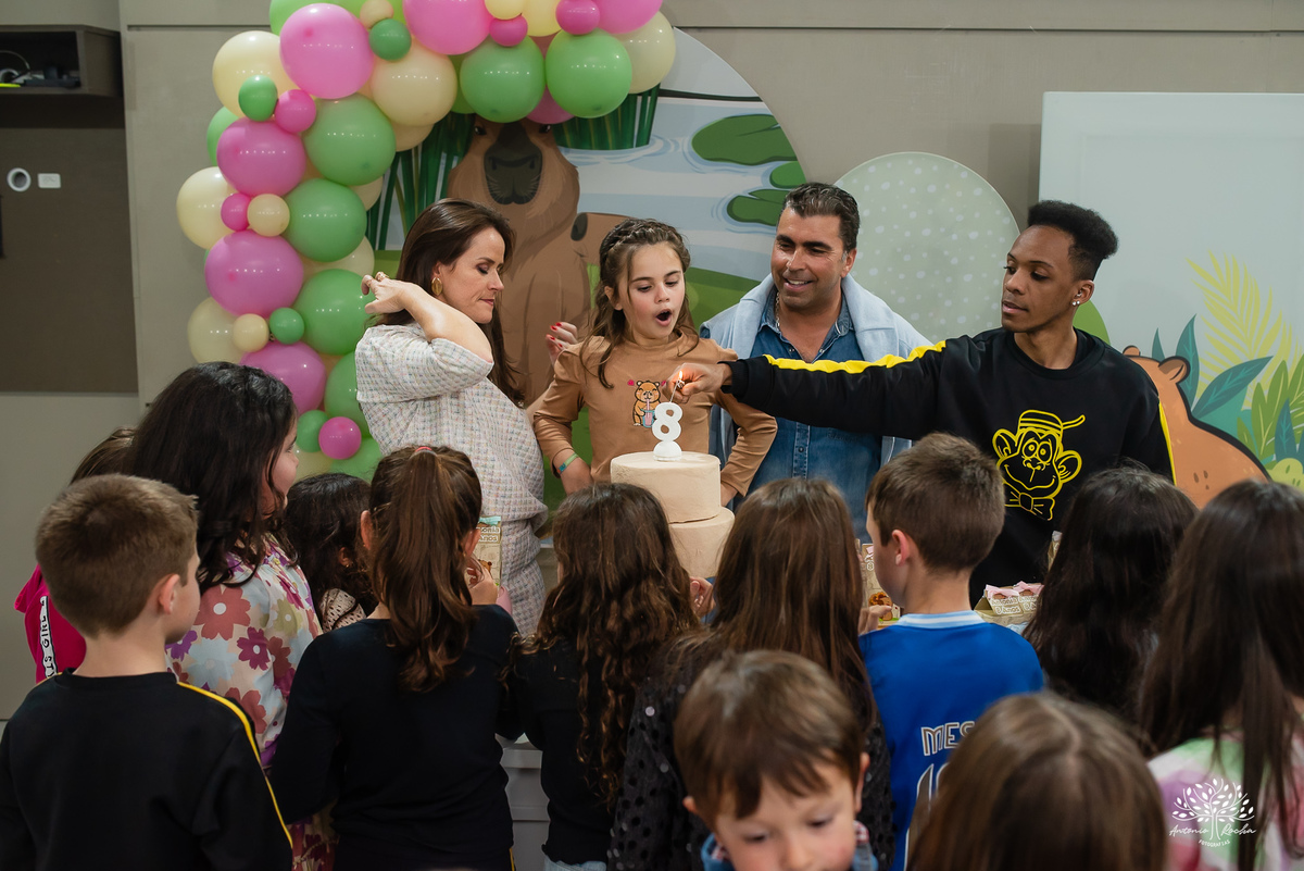 aniversário infantil - fotografia de festa - fotografia espontânea – Show do parabéns - tirolesa - barco vick - torre de aventuras - fotografia de crianças - lembranças de família - festa tema capivara - Pelotas - Antonio Rocha Fotografias - tio guigui