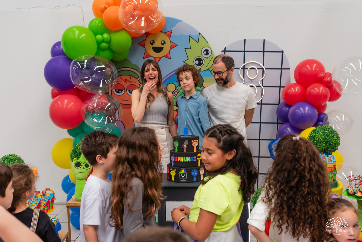 fotografia infantil - aniversário infantil - fotógrafo em Pelotas - ensaio infantil - festa de 8 anos - família reunida - registro de infância - fotografia de família - Antonio Rocha Fotografias - fotografia espontânea – Cliff Kids – Sprunki - Gamer
