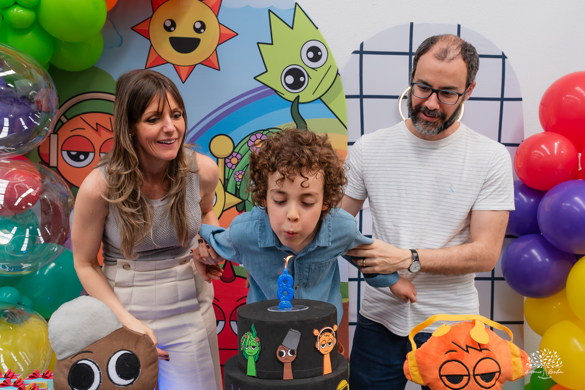 fotografia infantil - aniversário infantil - fotógrafo em Pelotas - ensaio infantil - festa de 8 anos - família reunida - registro de infância - fotografia de família - Antonio Rocha Fotografias - fotografia espontânea – Cliff Kids – Sprunki - Gamer