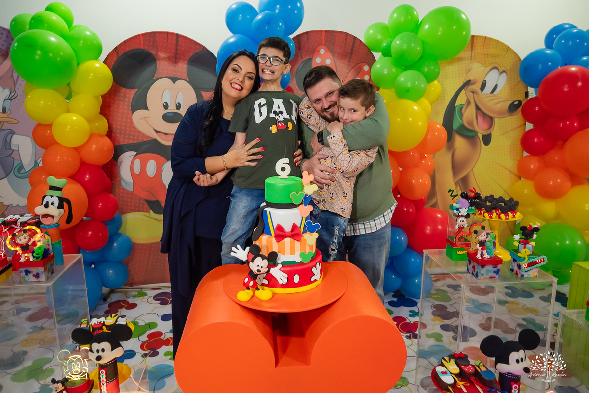 fotografia infantil - aniversário infantil - fotógrafo de festas - fotógrafo em Pelotas -  Antonio Rocha Fotografias - tema Disney - Mickey e Minnie - decoração criativa - fotografia de família - ensaio aniversário - fotografia profissional – Cliff Kids